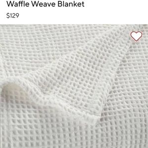 Pottery Barn waffle weave